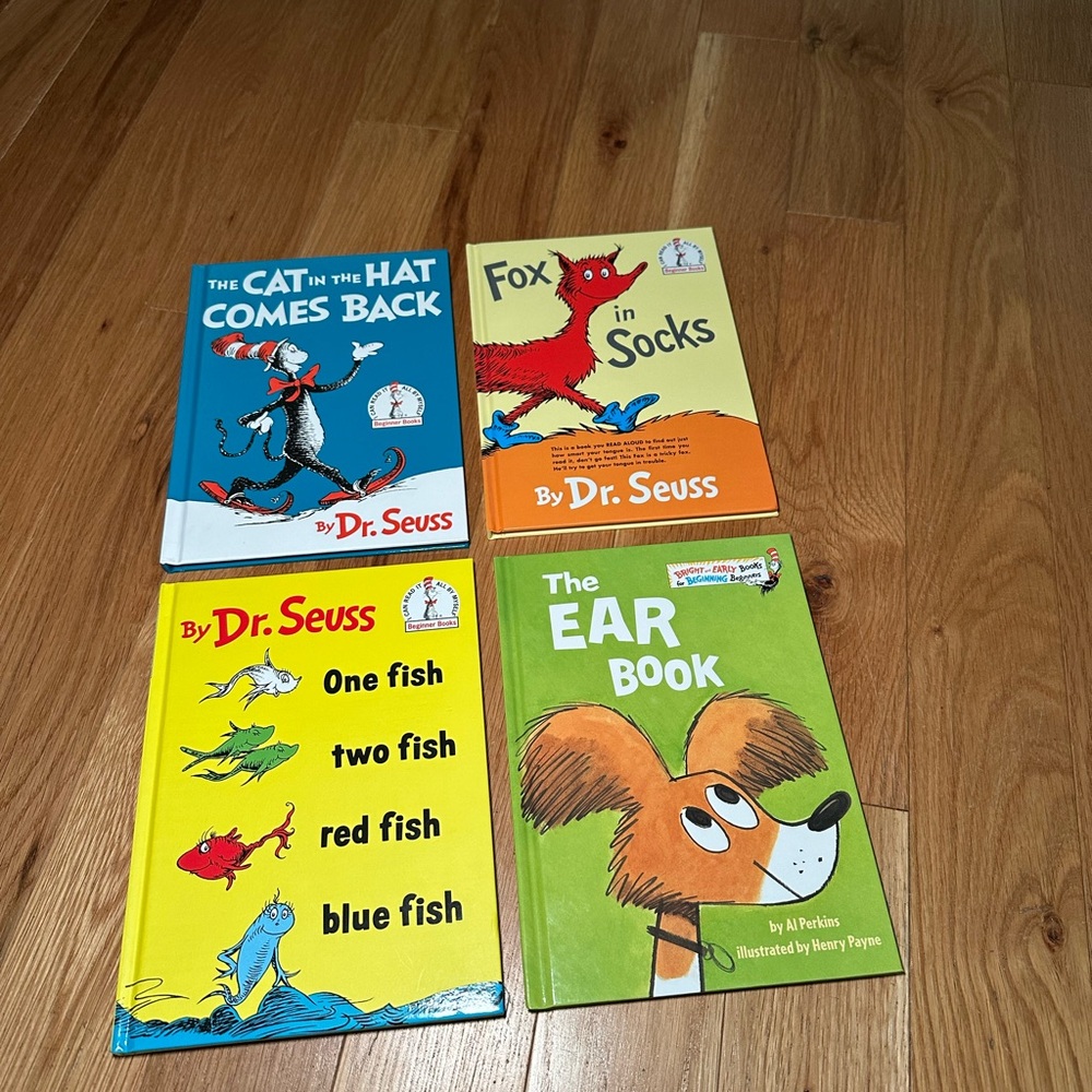 3/$15!  EUC dr. Seuss set of 4 books